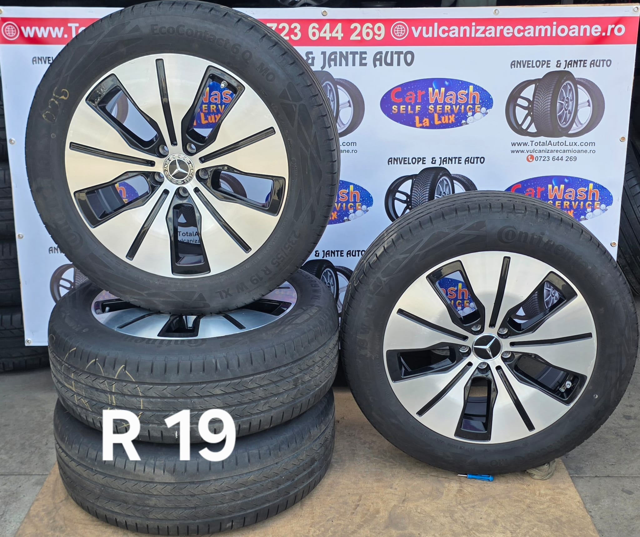 Set 4 Jante Aliaj Originale Mercedes-Benz R19 5x112