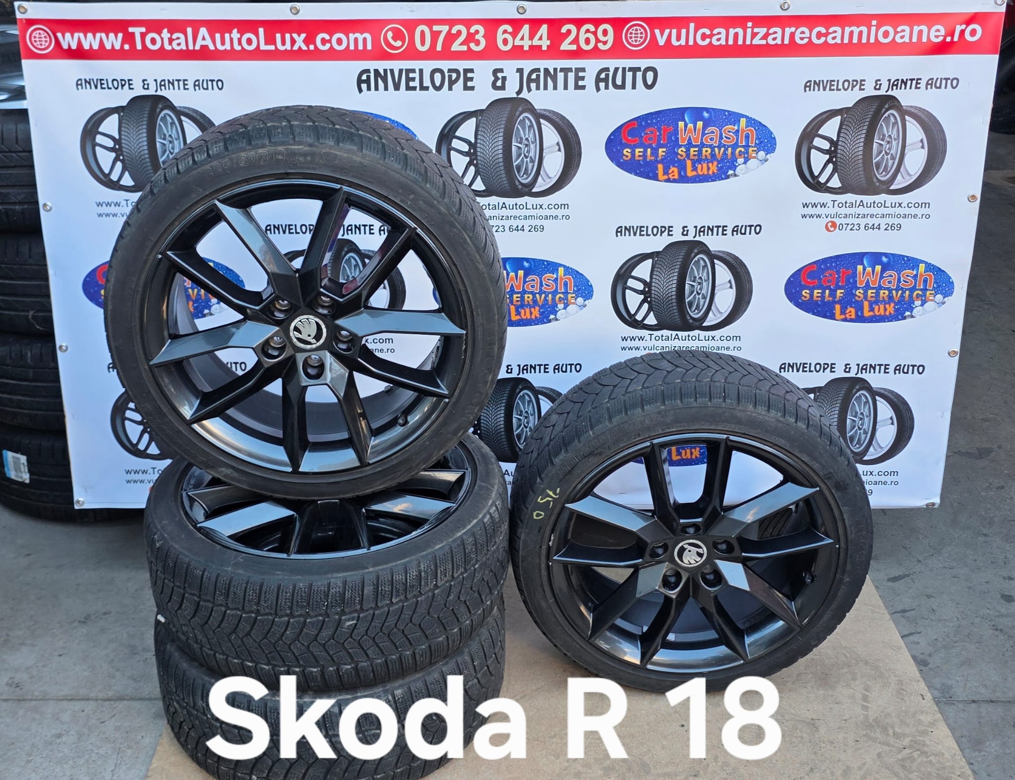 Set 4 Jante Originale Škoda R18